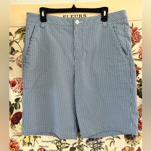 COPY - Puma sport men’s golf shorts. Size 34 waist. Pocket front back seersucker